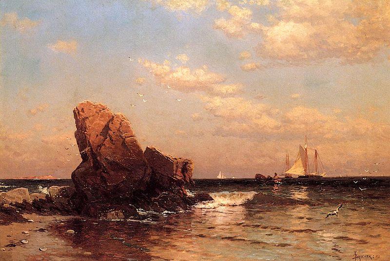 Alfred Thompson Bricher By the Shore oil painting image